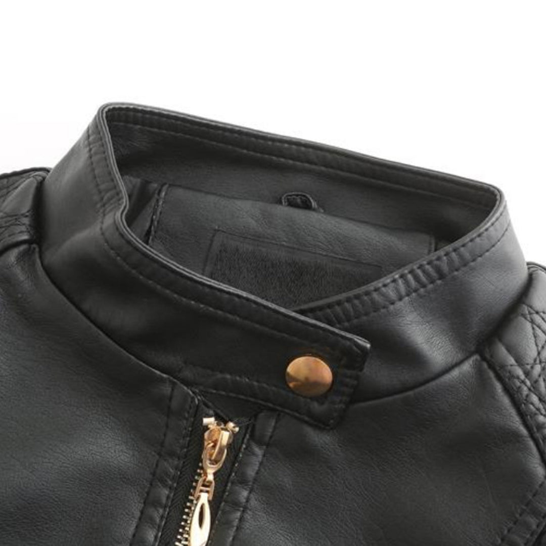 Stylish Leather Jacket with a Timeless Design