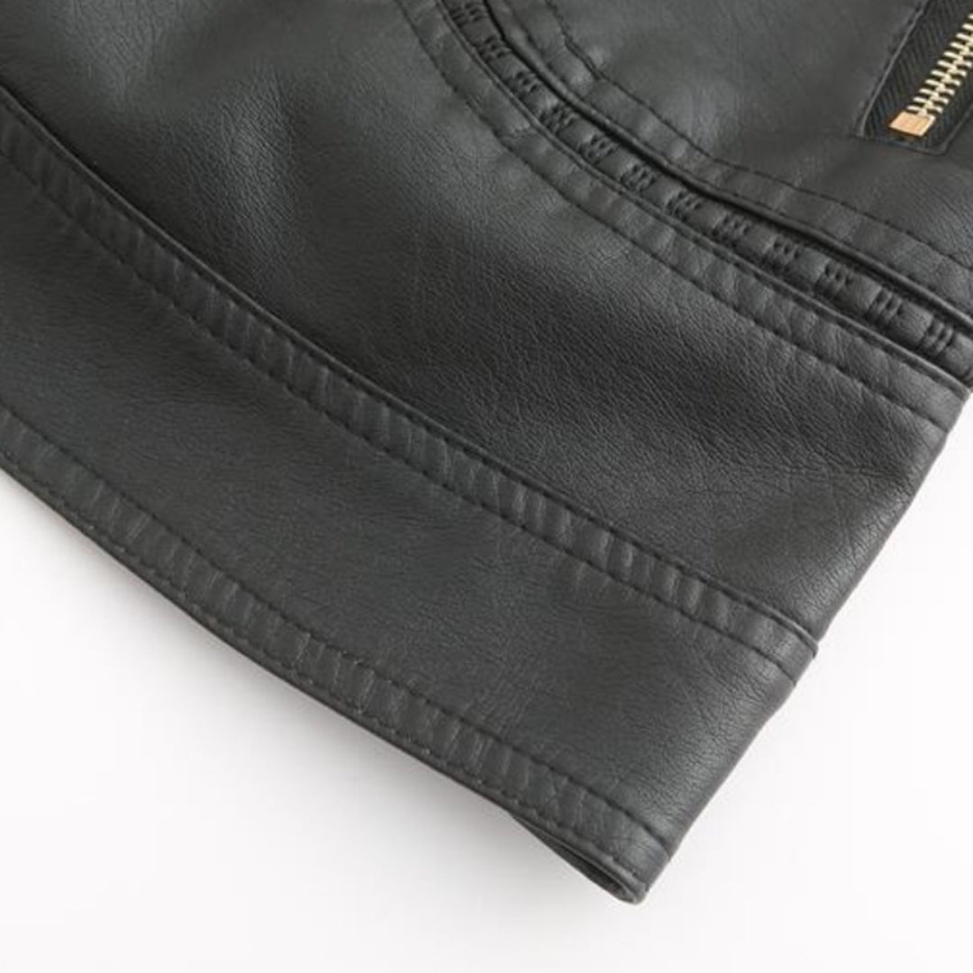 Stylish Leather Jacket with a Timeless Design