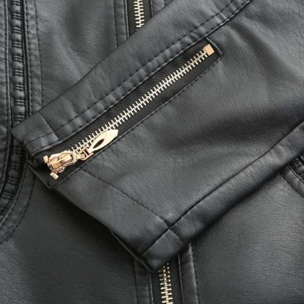 Stylish Leather Jacket with a Timeless Design