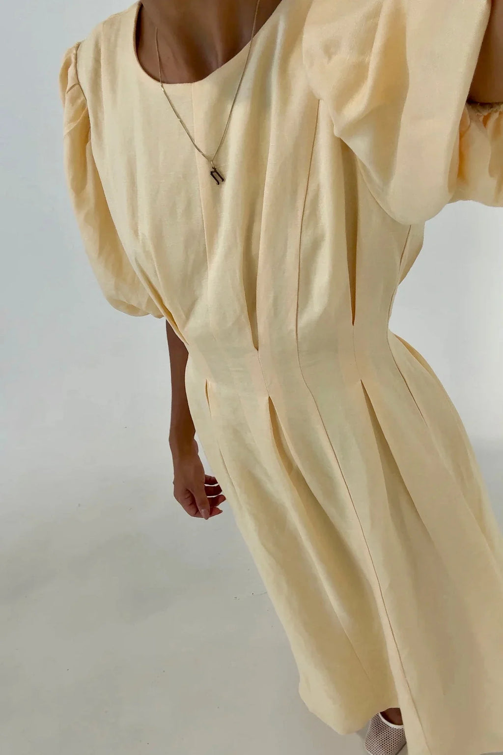 Butter Yellow Air Maxi-Length Dress