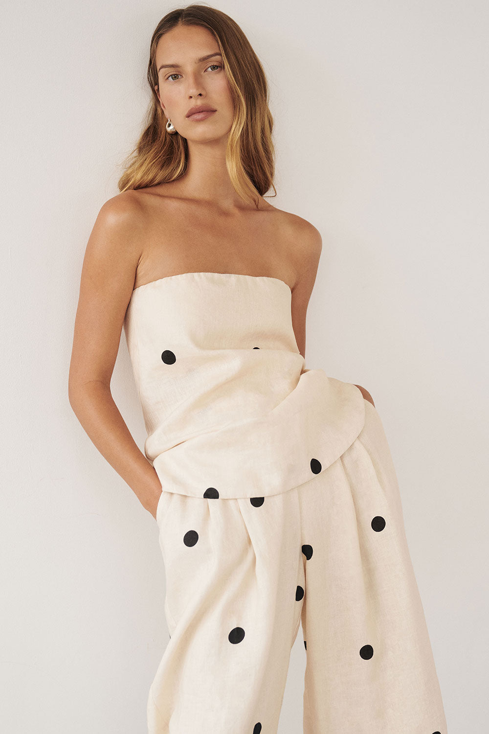 Polkadot Trousers Set