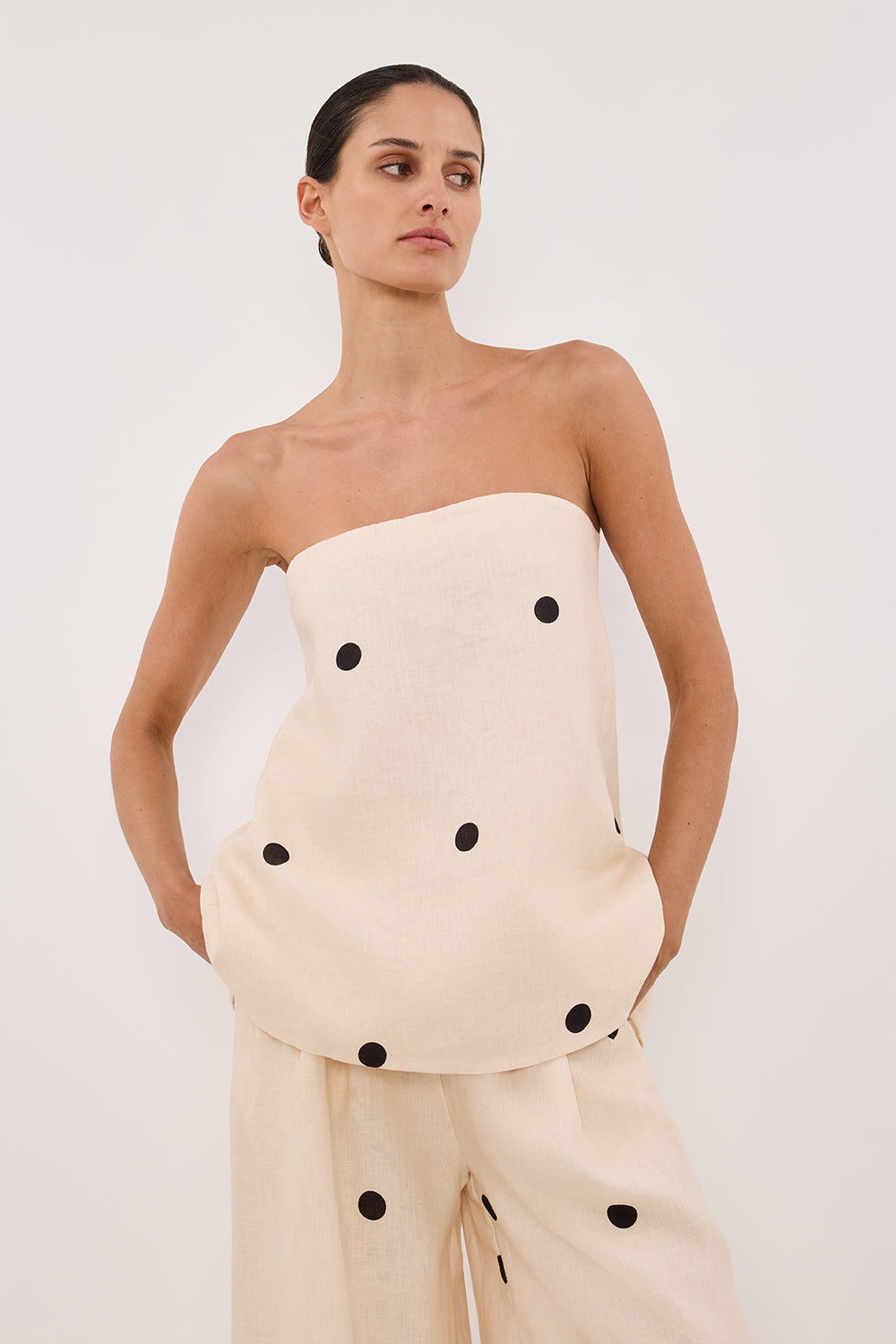 Polkadot Trousers Set