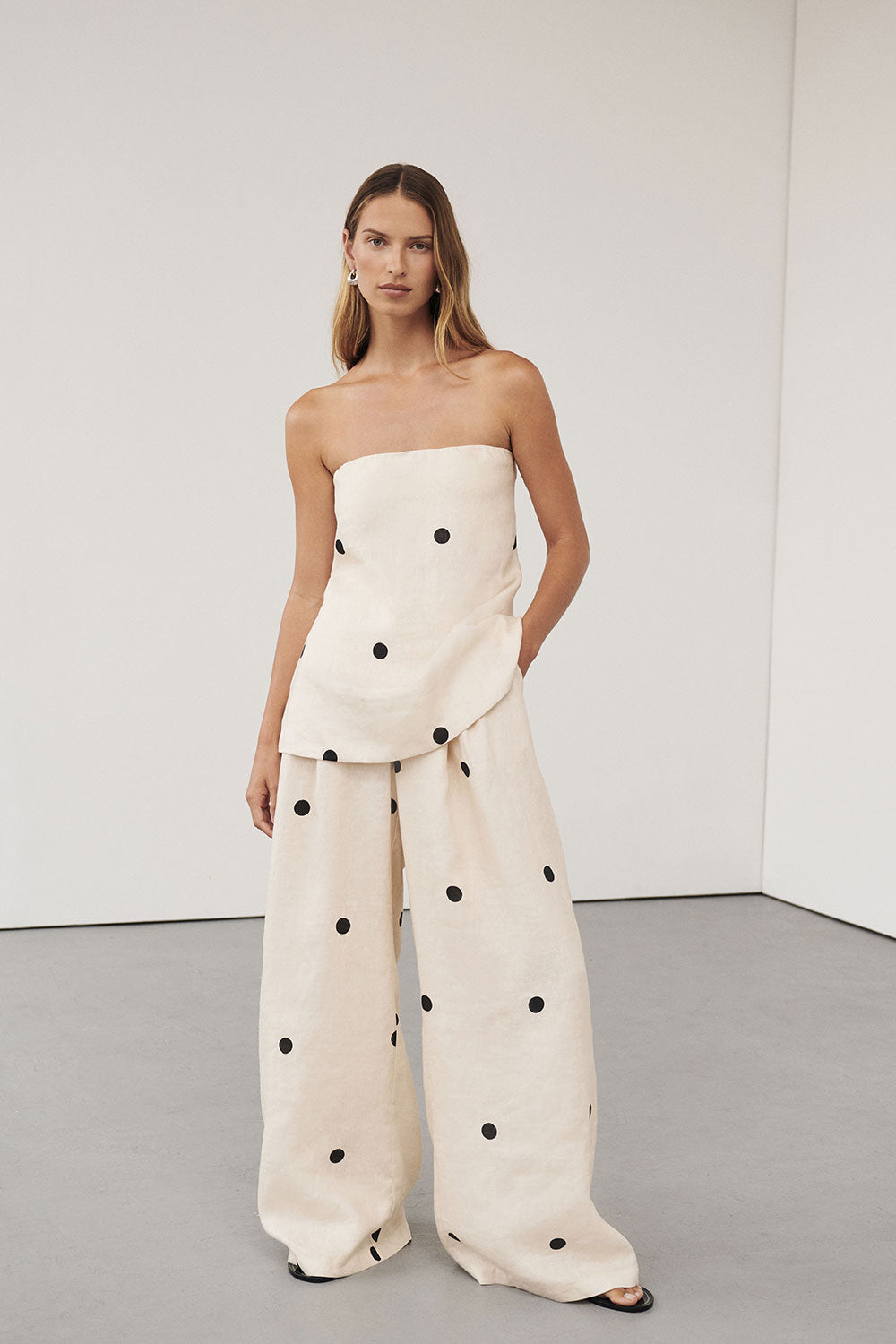Polkadot Trousers Set