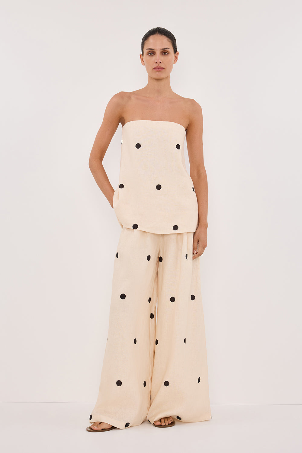 Polkadot Trousers Set