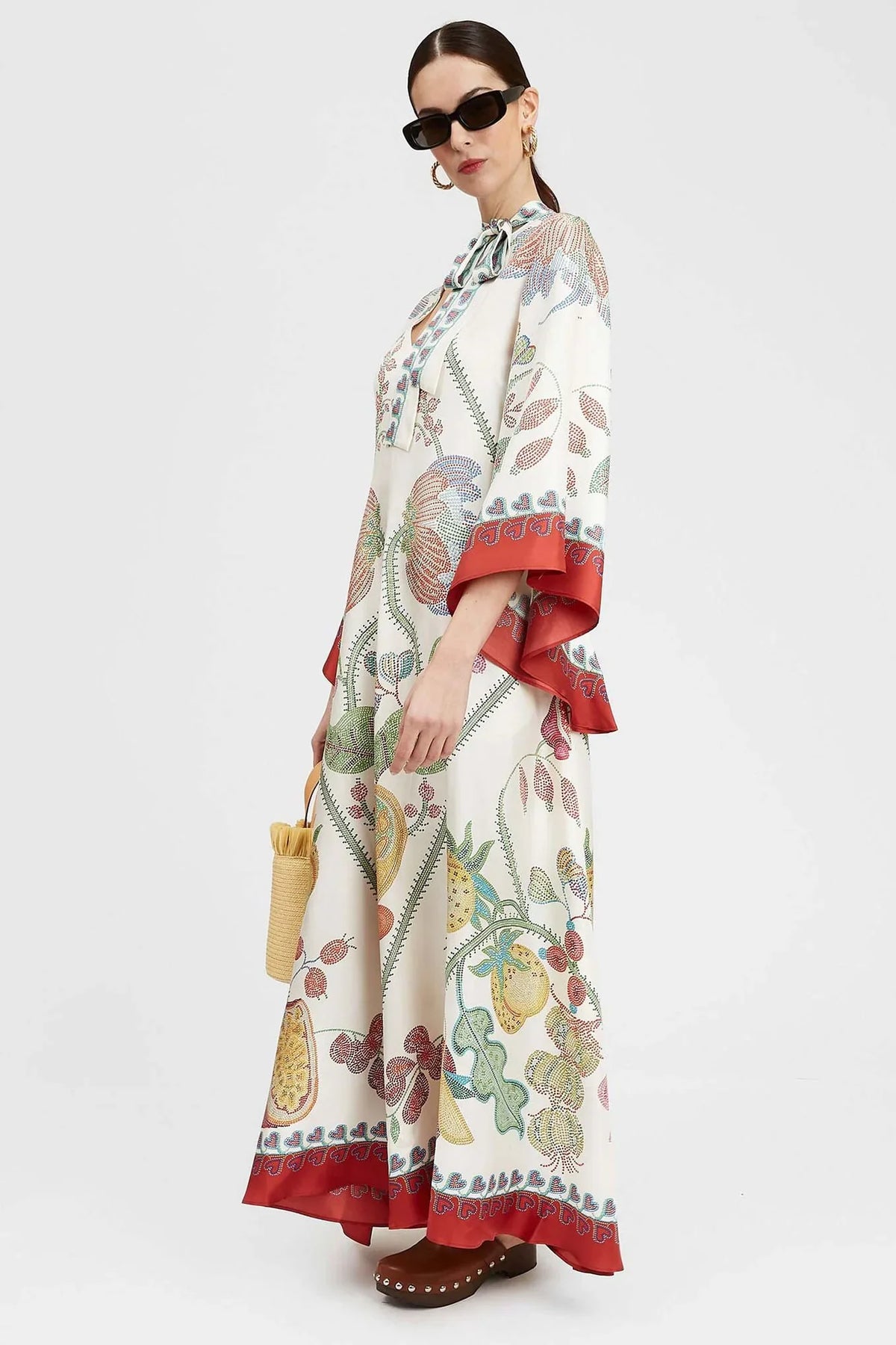 Magnifico Patterned Maxi-Length Dress