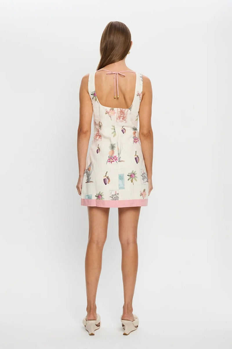 Relaxed Sleeveless Linen Dress