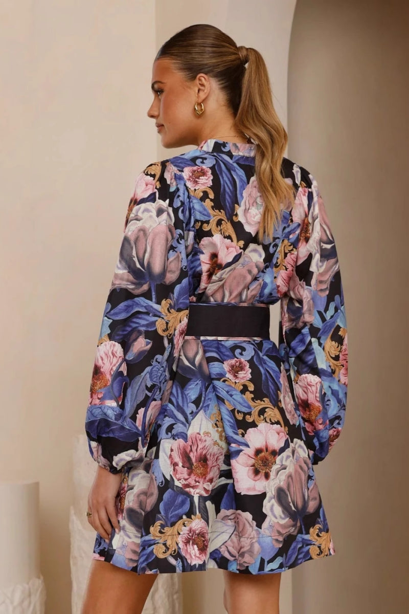 Relaxed Wrap Belted Dress