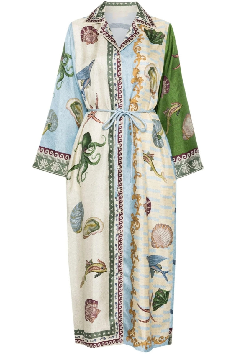 Modern Relaxed Fit Linen Gown