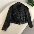 Elegant Leather Jacket for Spring