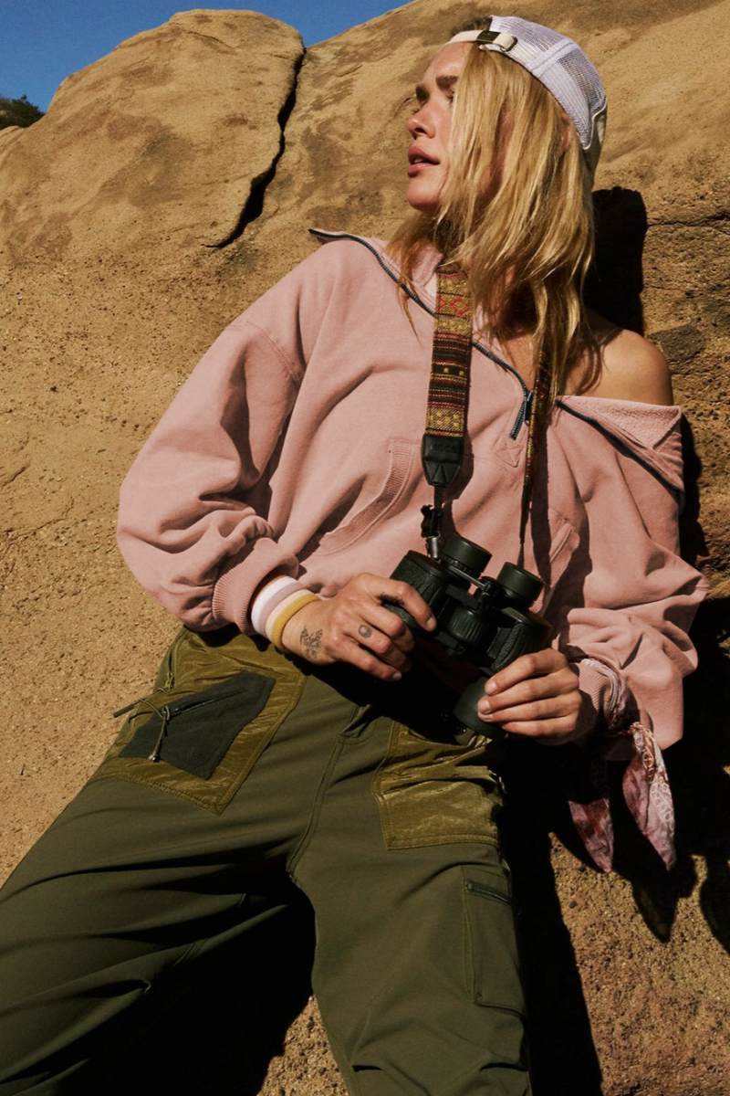 Modern Fern Pocketed Hoodie Lightweight Jacket - Crepe