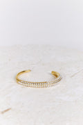 Statement 18k Gold Plated Desire Crystals Bracelet Gold