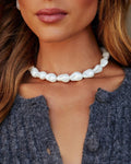Statement Love Interest Pearl Necklace