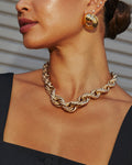 Statement Rope You In Chunky Twisted Necklace