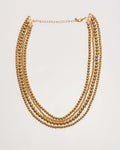 Statement Golden Girl Layered Beaded Necklace