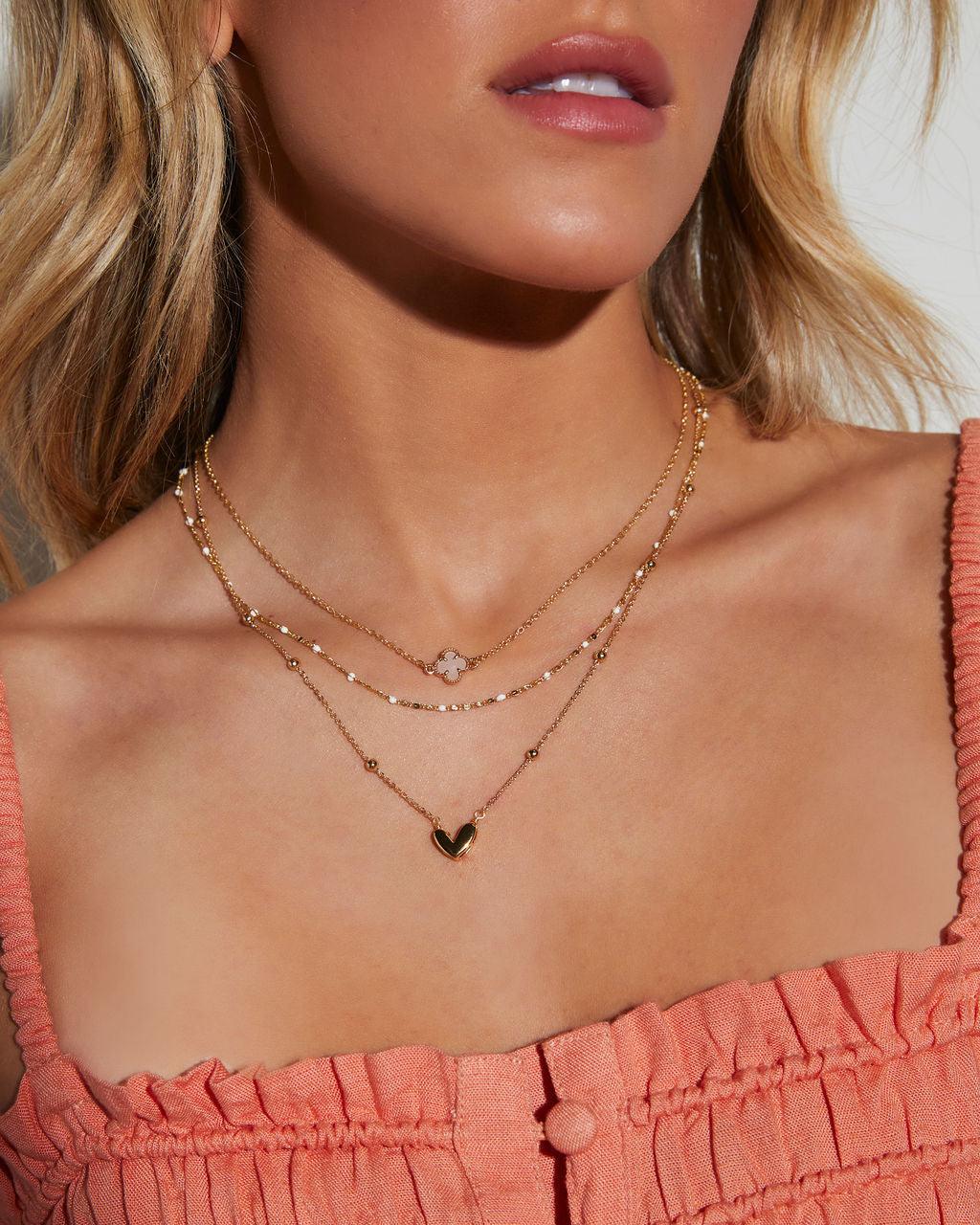 Statement Starlight Charm Layered Necklace