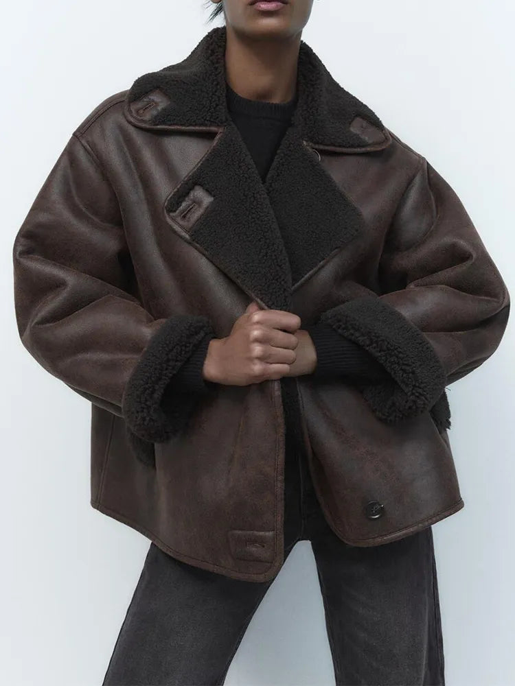 Vintage Leather Jacket with a Timeless Look