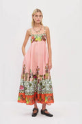 Modern Sexy Linen Print Dress