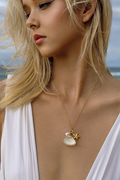 Statement Flavie Shell Starfish Pearl Necklace