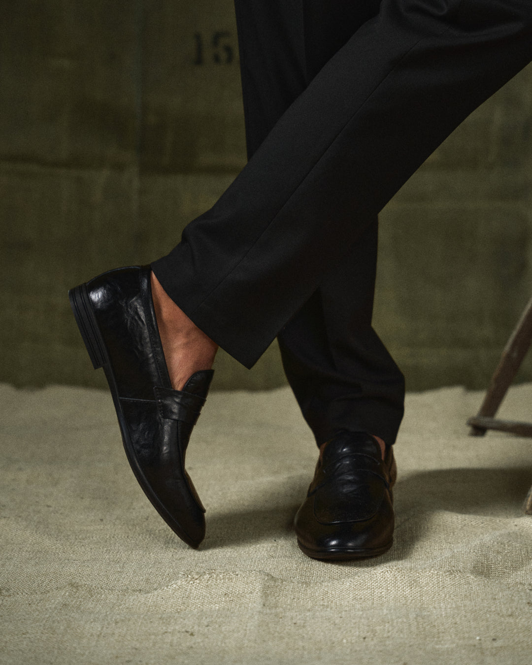 Polished Full-Grain Leather Loafers with Pointed Toe