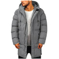 Windproof Parka with Textured Knit