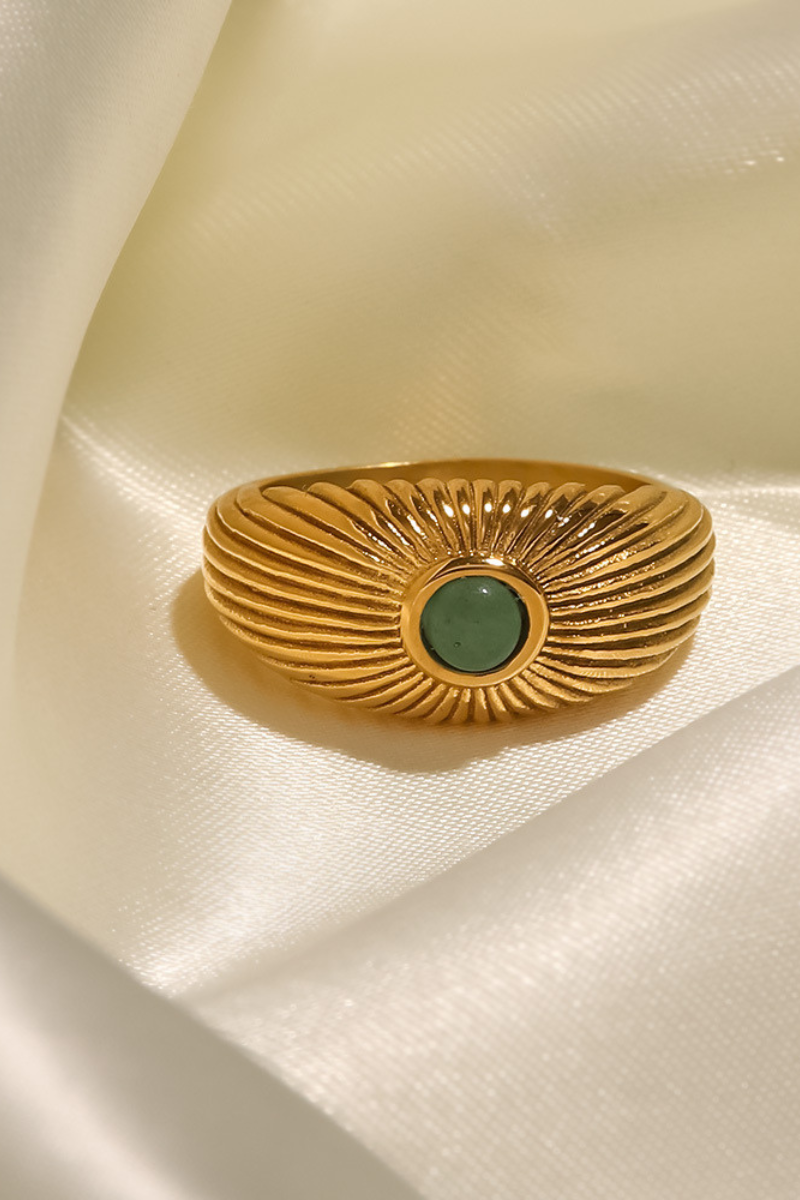 Statement Gwendoline Inlaid Stone Ring