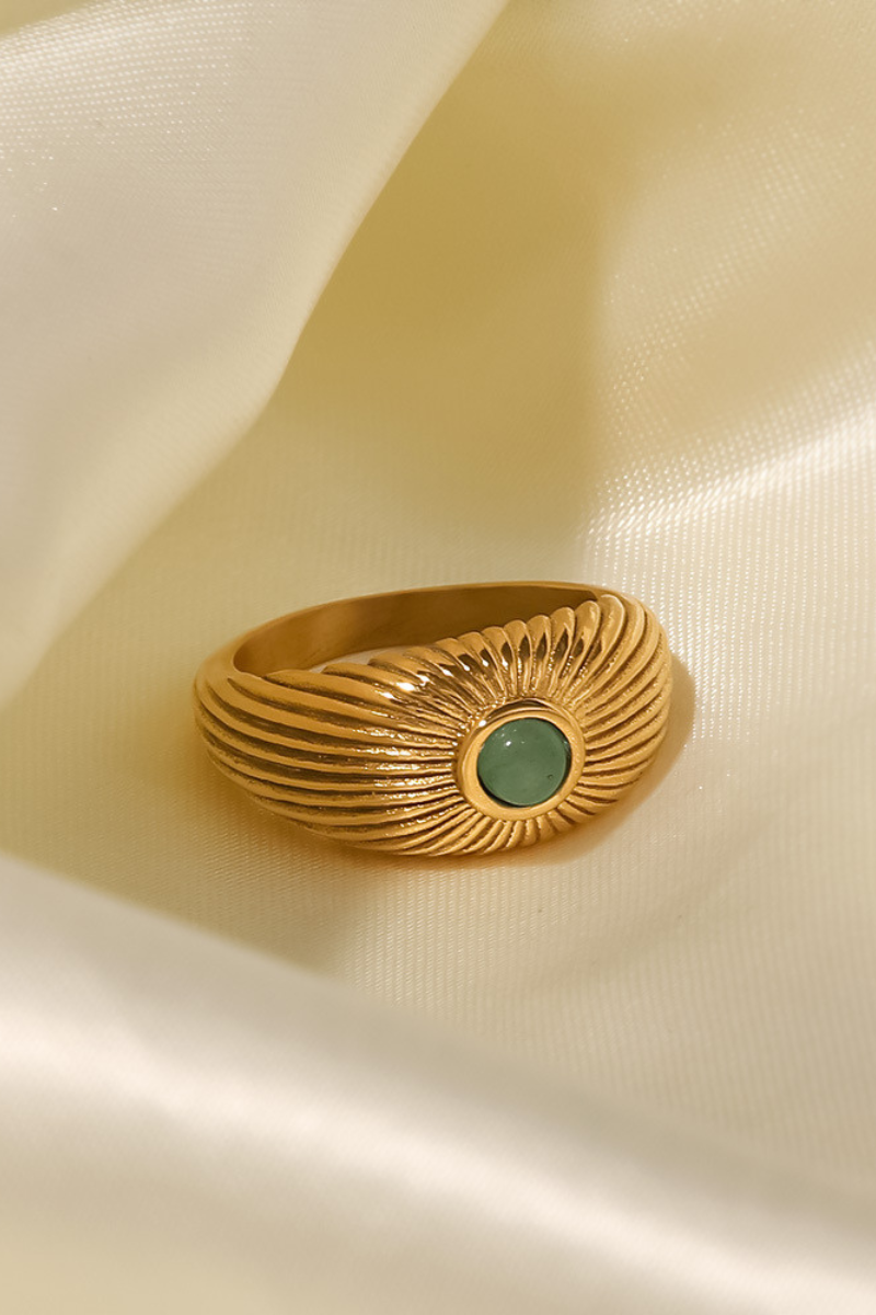 Statement Gwendoline Inlaid Stone Ring