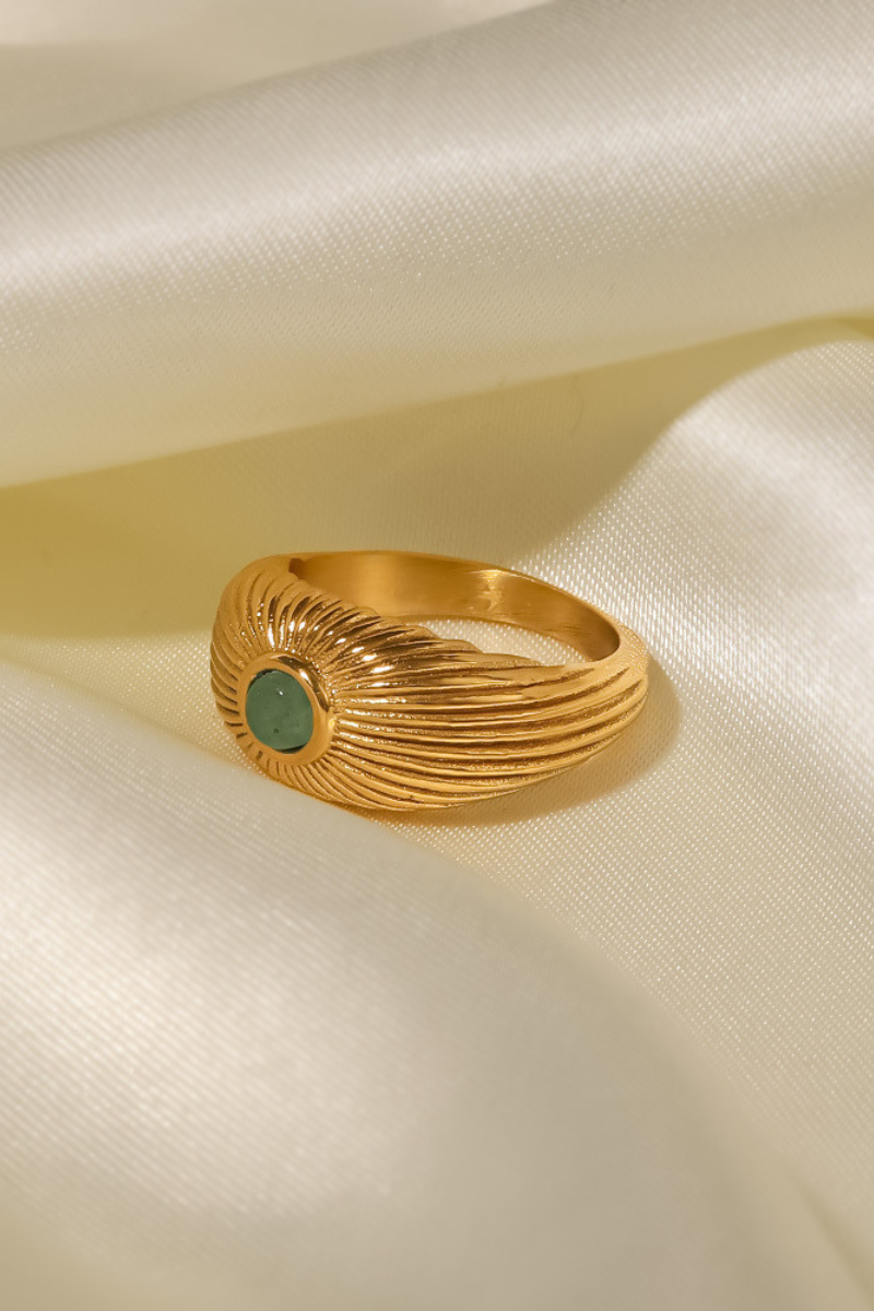 Statement Gwendoline Inlaid Stone Ring