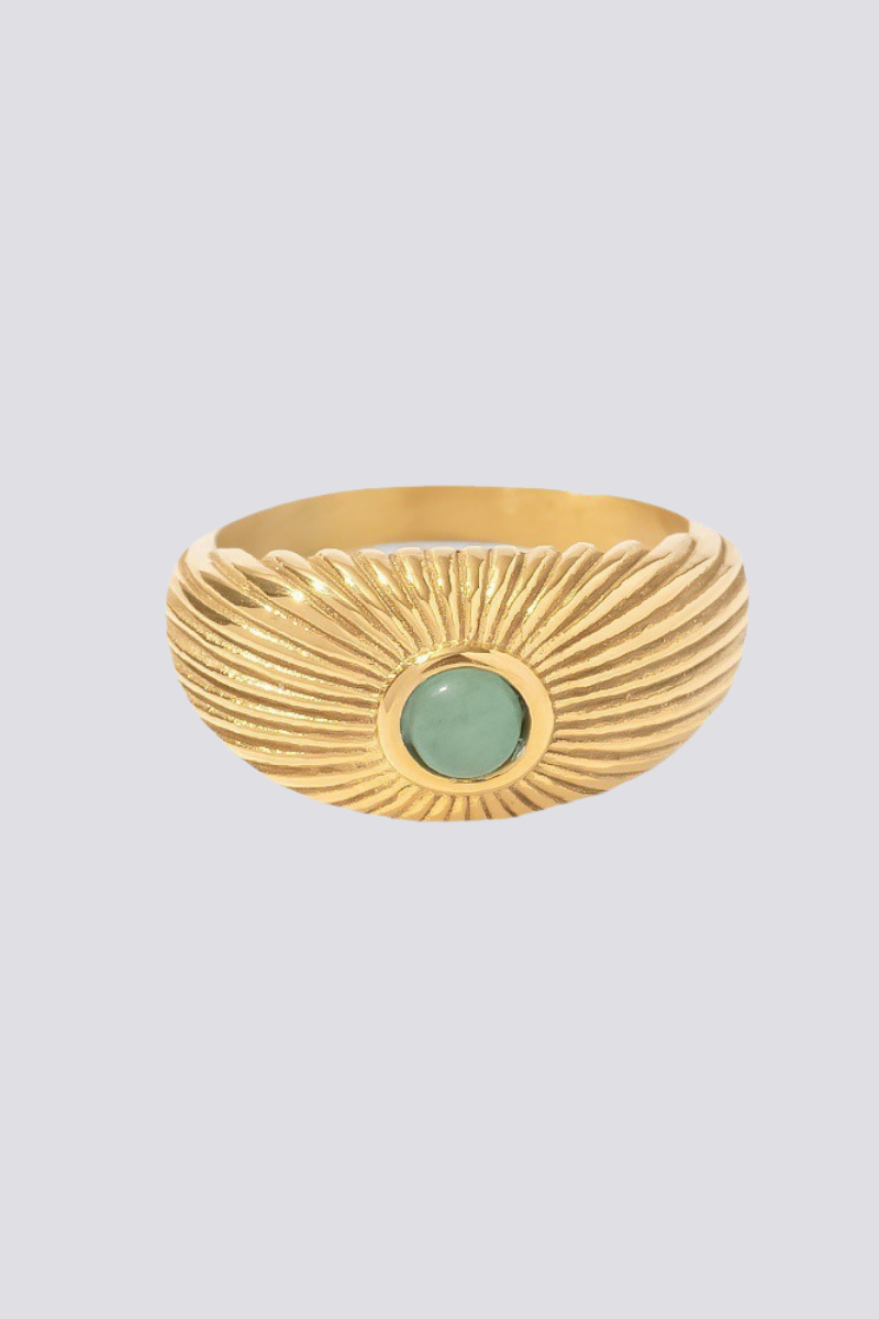 Statement Gwendoline Inlaid Stone Ring