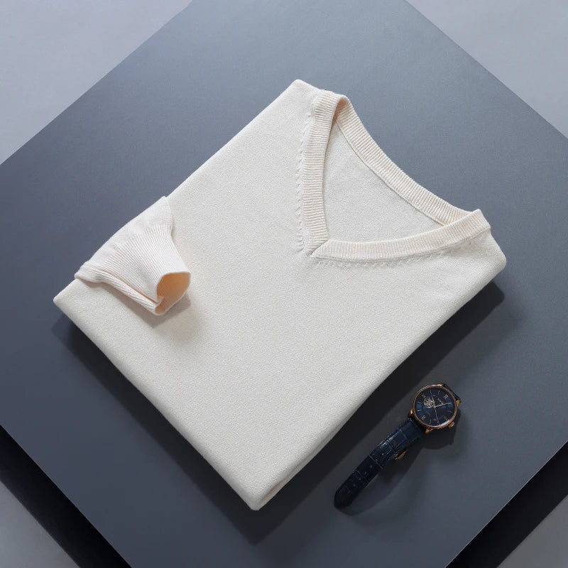 Lightweight Wool Blend Sweater for Cold Weather