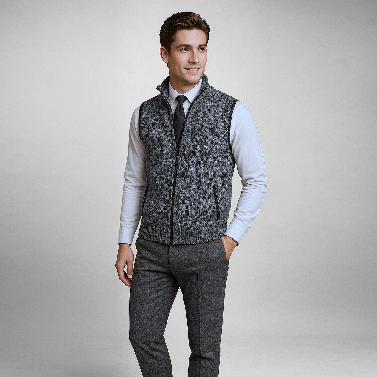 Warm Denim Vest