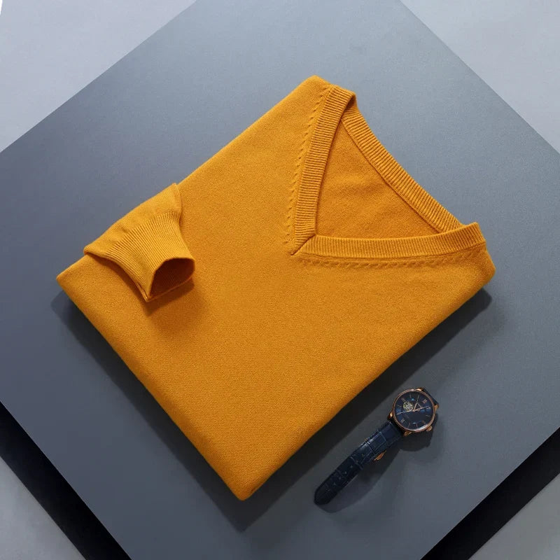 Lightweight Wool Blend Sweater for Cold Weather