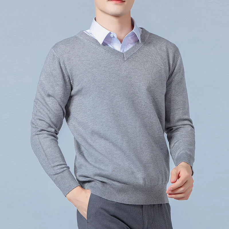 Lightweight Wool Blend Sweater for Cold Weather