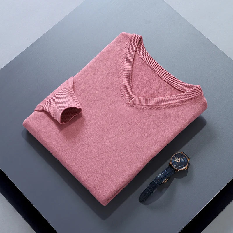 Lightweight Wool Blend Sweater for Cold Weather