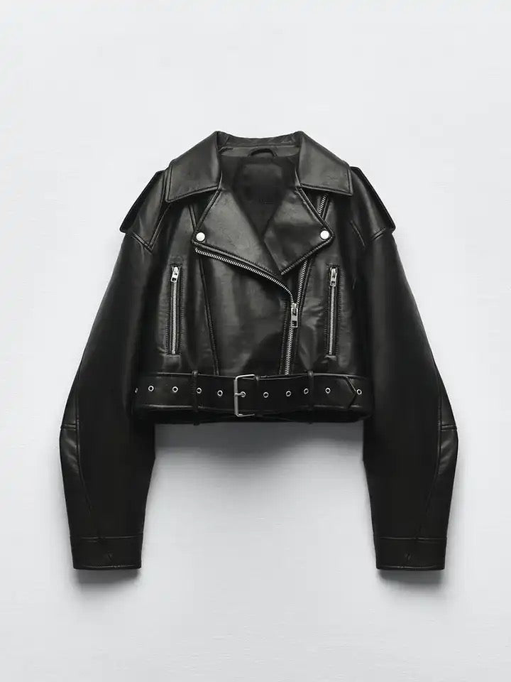 Classic Black Leather Jacket