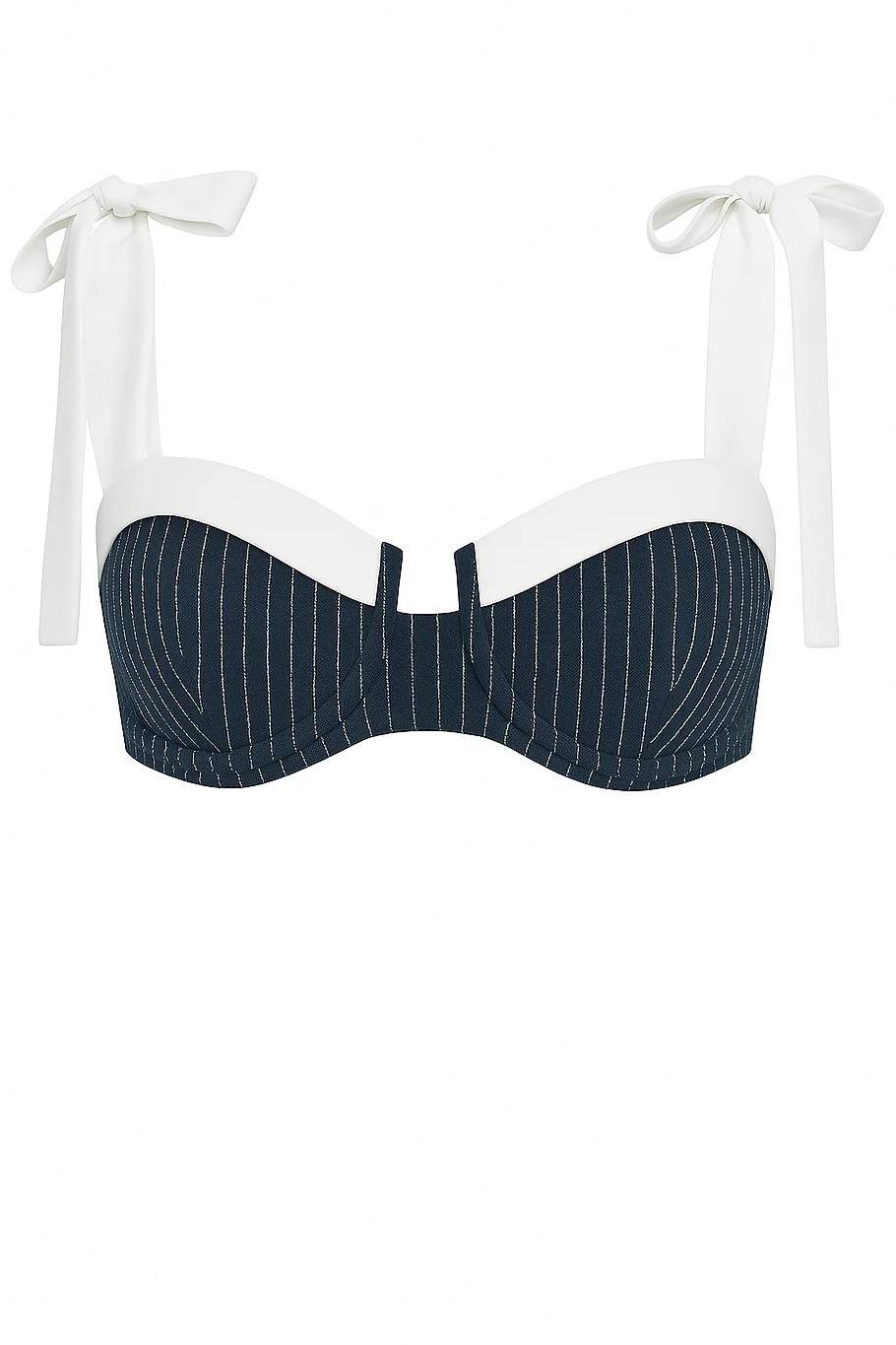 Stylish Retro Striped Wide-Leg Trousers Set