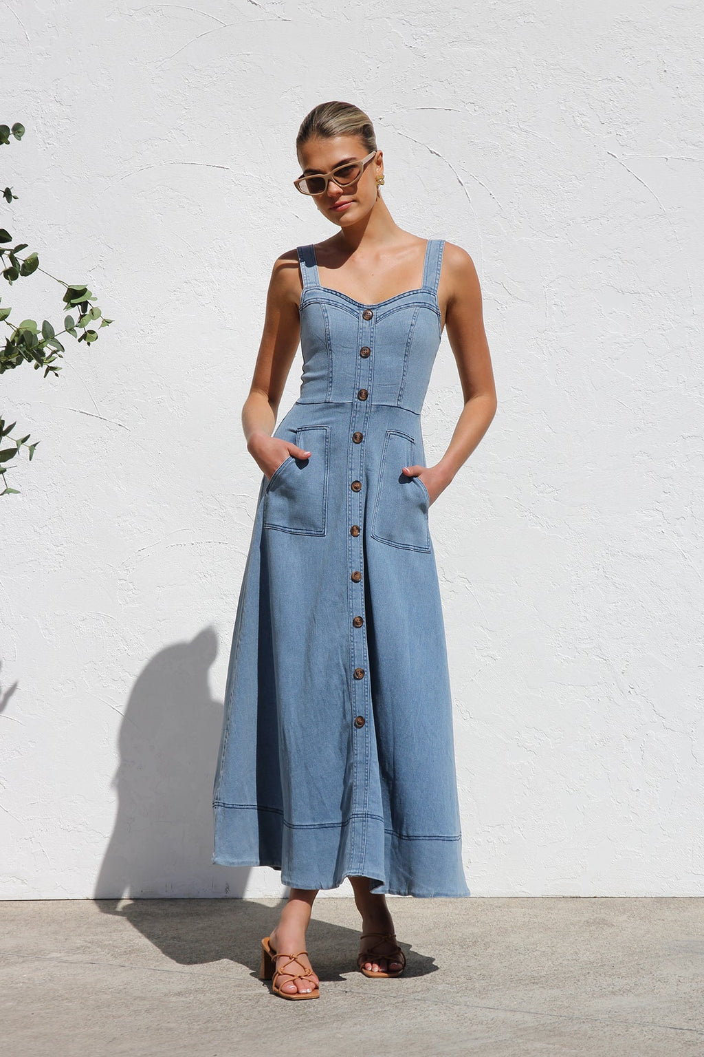 Modern Danielle Dress Blue Denim
