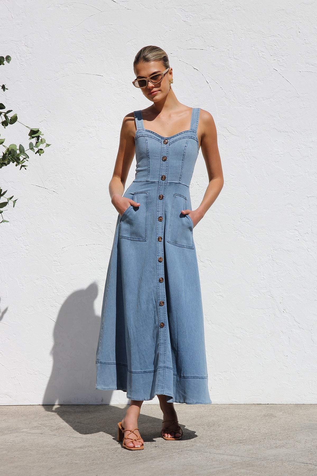 Modern Danielle Dress Blue Denim