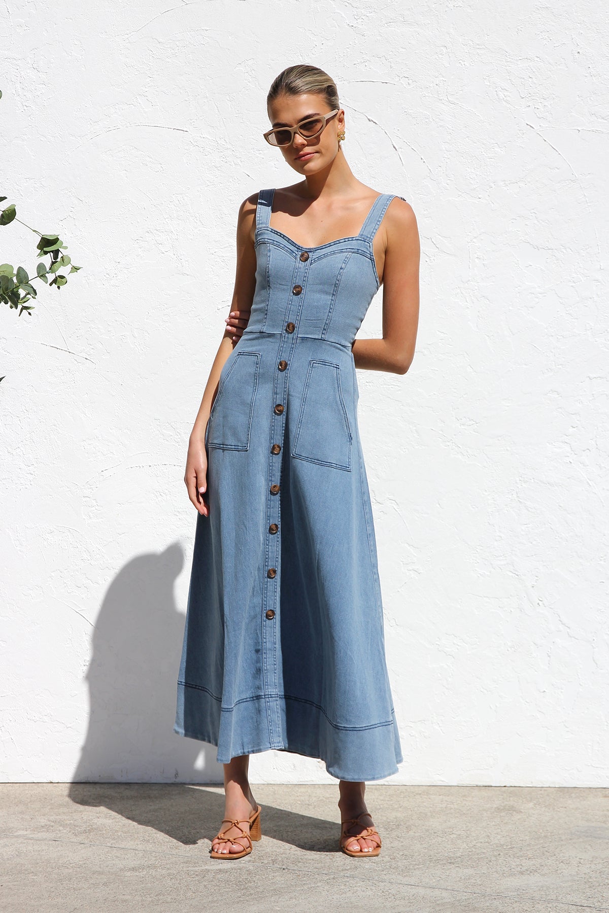 Modern Danielle Dress Blue Denim