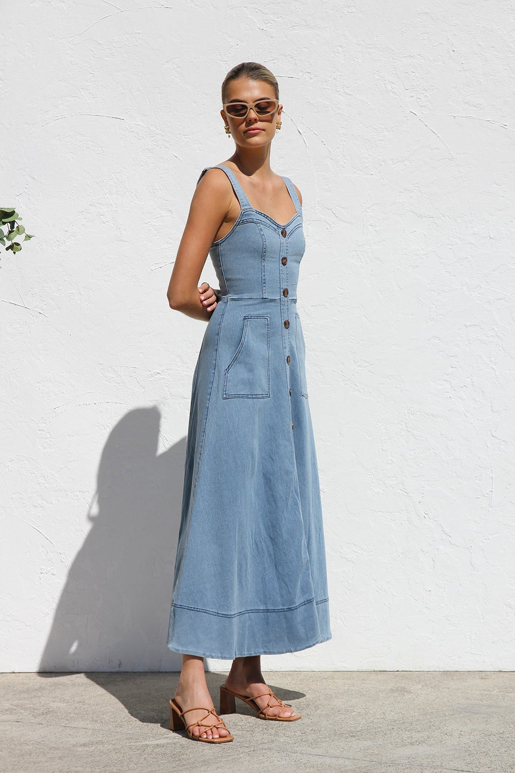 Modern Danielle Dress Blue Denim