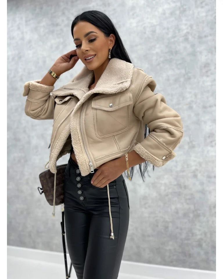 Black Leather Jacket with a Timeless Design