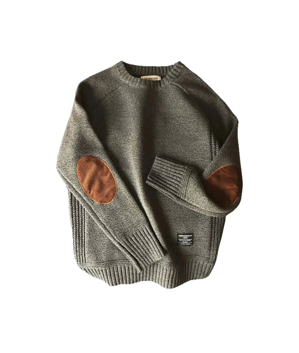 Warm Leather Sweater