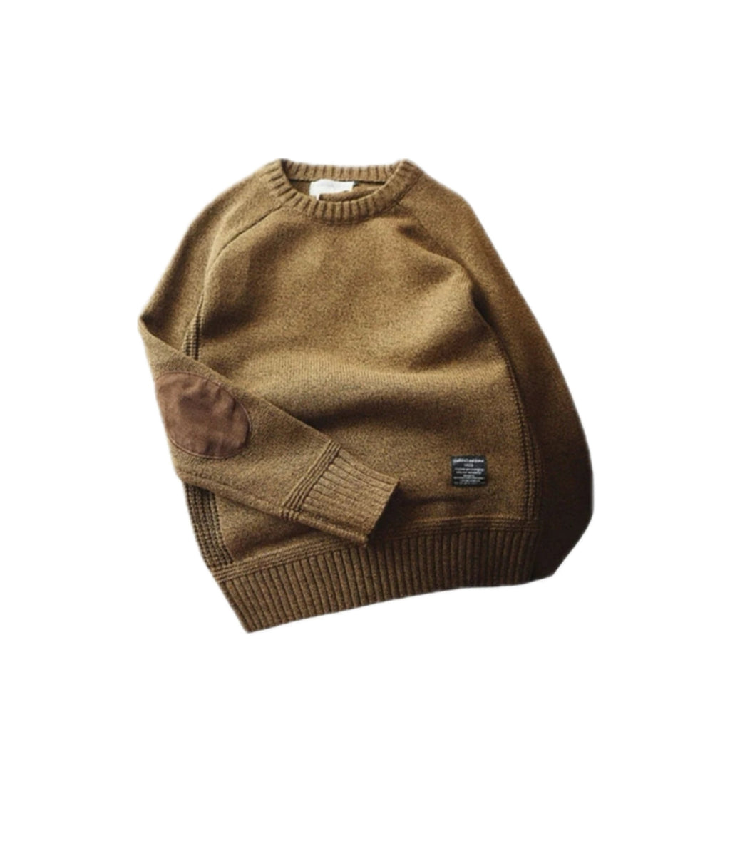 Warm Leather Sweater
