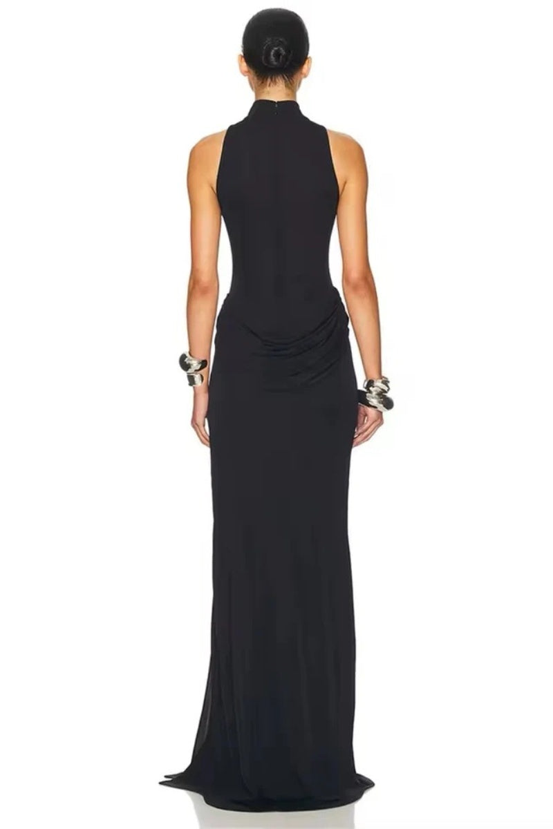 Sexy high slit waist Maxi-Length Dress