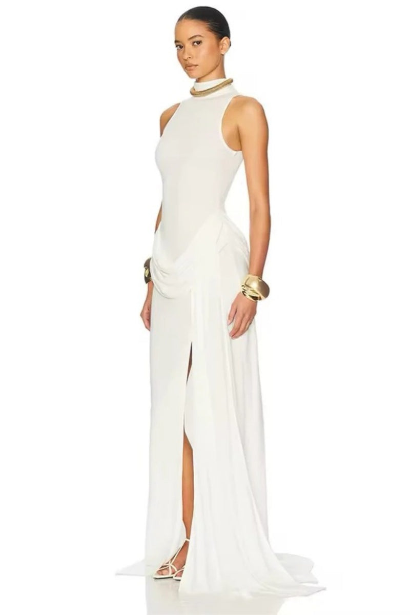 Sexy high slit waist Maxi-Length Dress