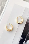 Statement Essential Hoop Earrings - Gold