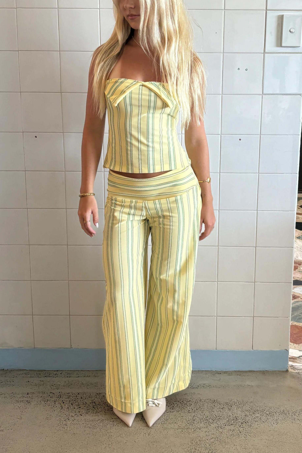 Timeless Stripes Trousers Set
