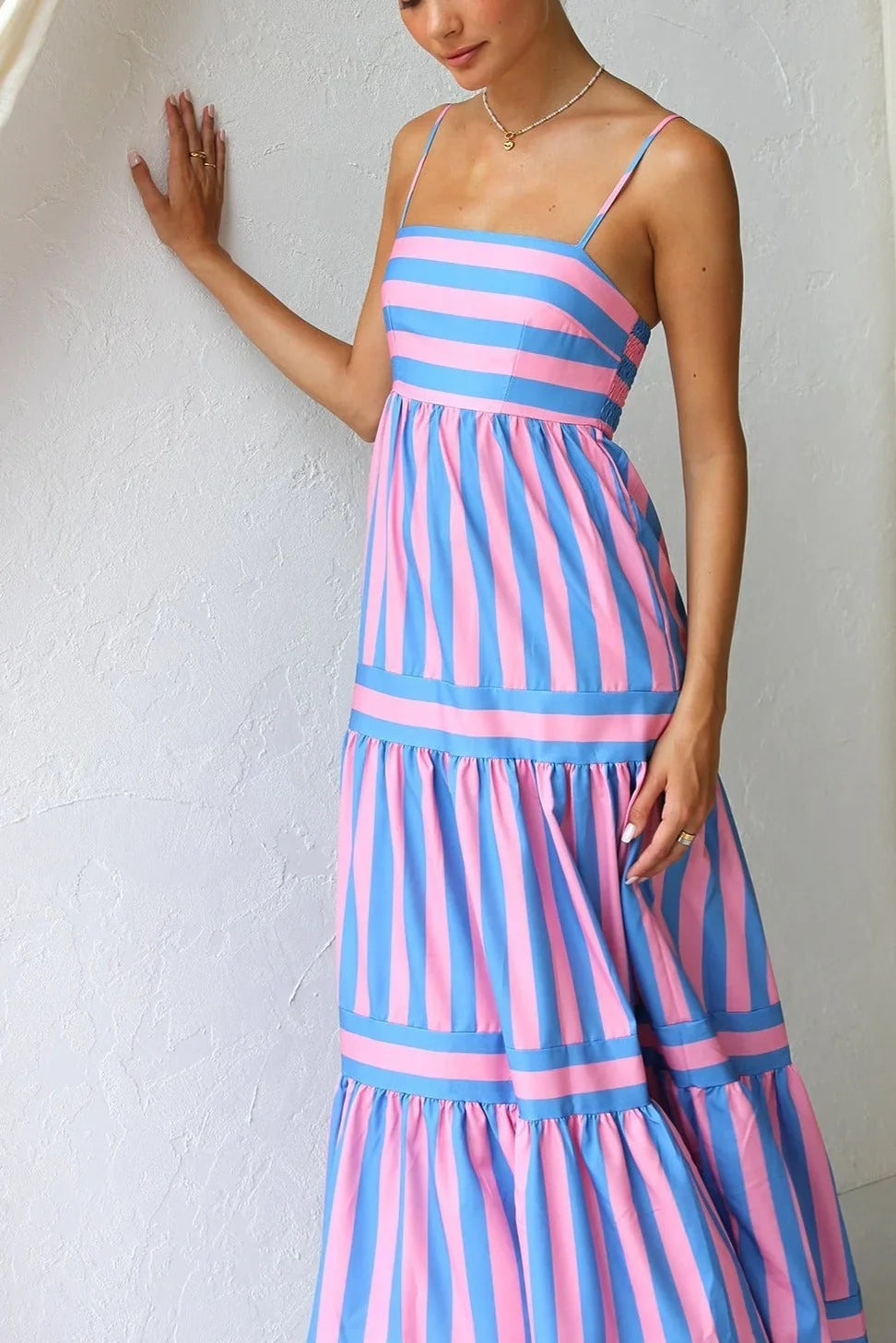 Modern Laina Dress Pink/Blue