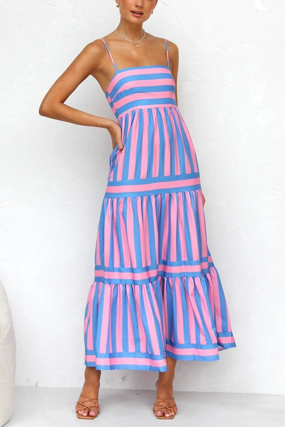 Modern Laina Dress Pink/Blue