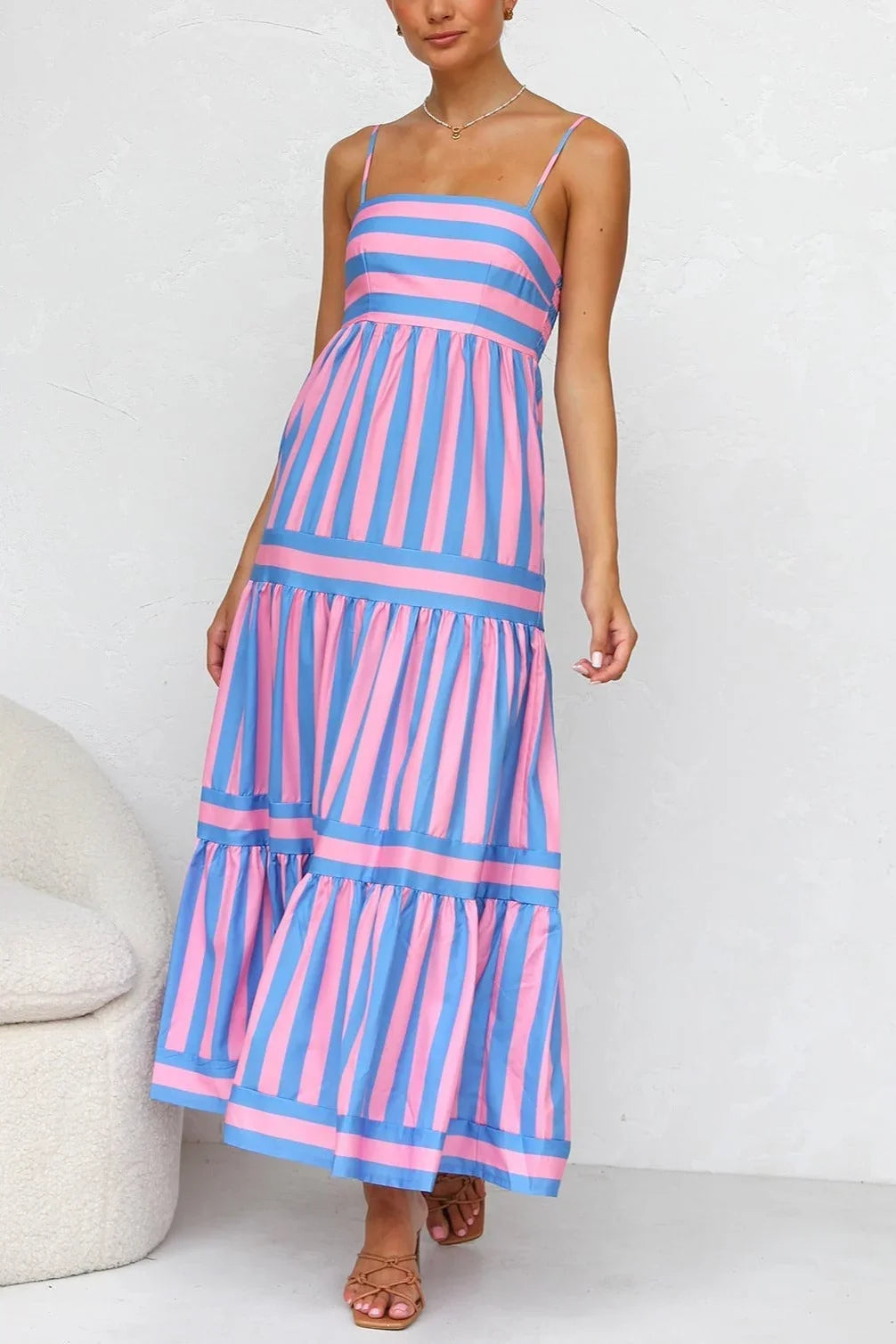 Modern Laina Dress Pink/Blue