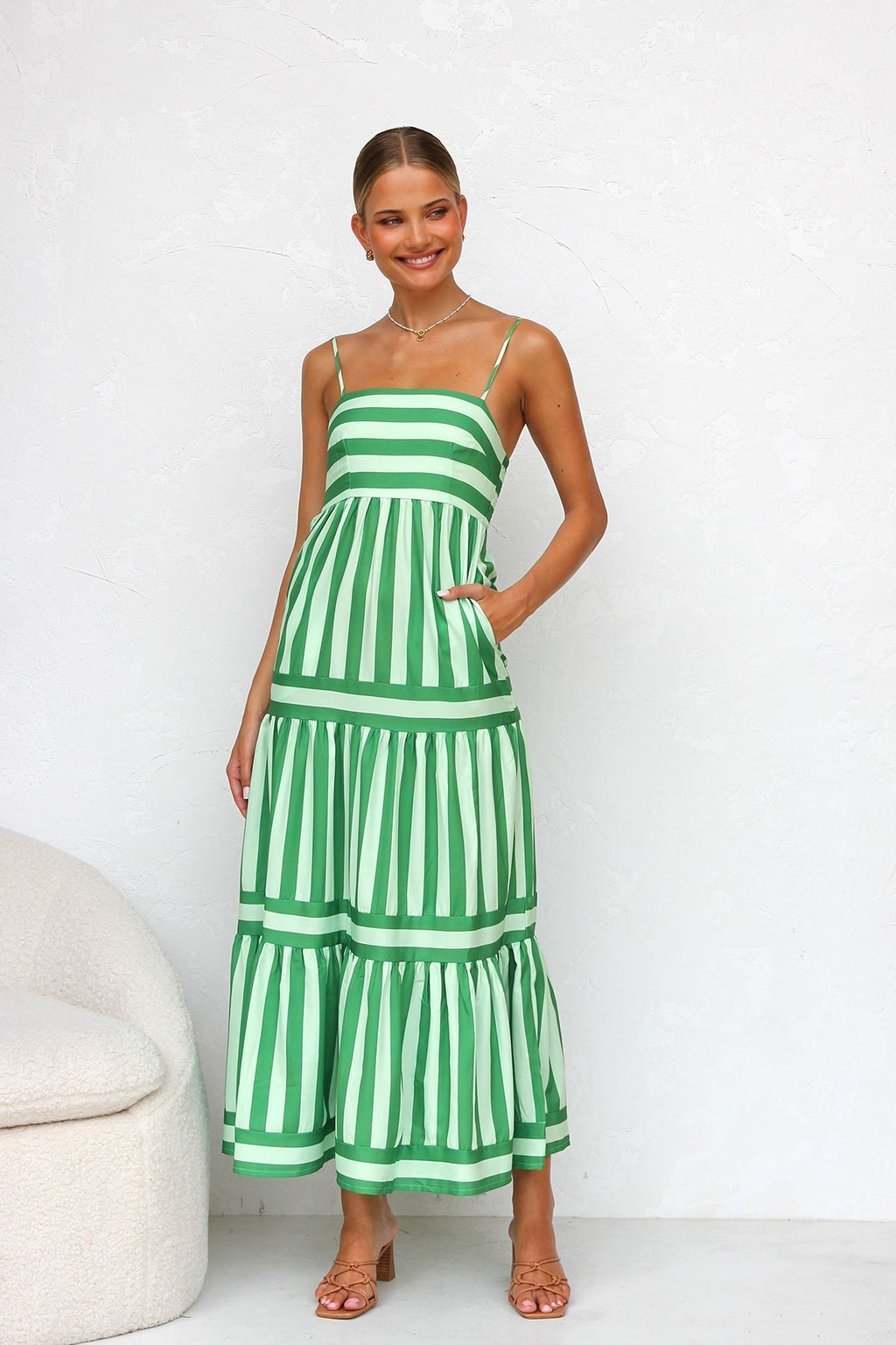 Modern Laina Dress Green
